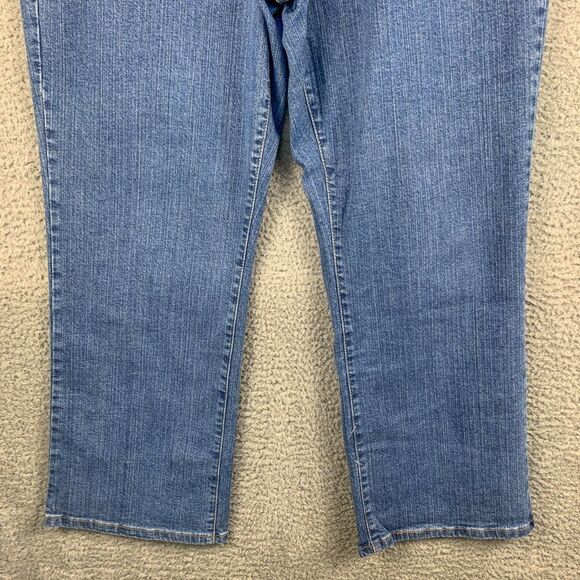 Levis 550 Jeans Womens 20 Short Blue Relaxed Bootcut Denim Western Stretch 36x29 - Picture 2 of 16